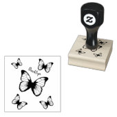 Morpho-Schmetterlinge Cartoon-Abbildung Gummistempel (Stempel)