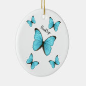 Morpho-Schmetterlinge Cartoon-Abbildung Keramik Ornament (Rechts)