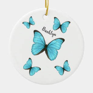 Morpho-Schmetterlinge Cartoon-Abbildung Keramik Ornament