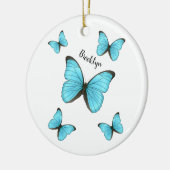 Morpho-Schmetterlinge Cartoon-Abbildung Keramik Ornament (Links)