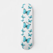 Morpho-Schmetterlinge Cartoon-Abbildung Skateboard (Vorne)
