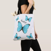 Morpho-Schmetterlinge Cartoon-Abbildung Tasche (Von Nahem)