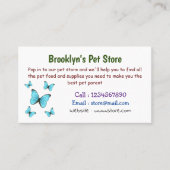 Morpho-Schmetterlinge Cartoon-Abbildung Visitenkarte (Vorderseite)