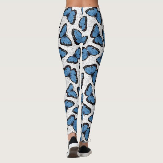 Morpho-Schmetterlinge Leggings (Rückseite)