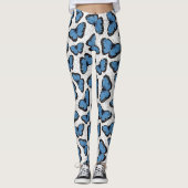 Morpho-Schmetterlinge Leggings (Vorderseite)