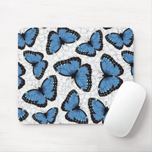 Morpho-Schmetterlinge Mousepad (Mit Mouse)