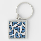 Morpho-Schmetterlinge Schlüsselanhänger (Vorne)