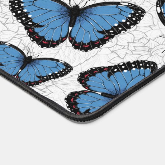 Morpho-Schmetterlinge Schreibtischunterlage (Ecke)