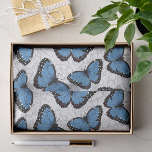 Morpho-Schmetterlinge Seidenpapier (Geschenk)