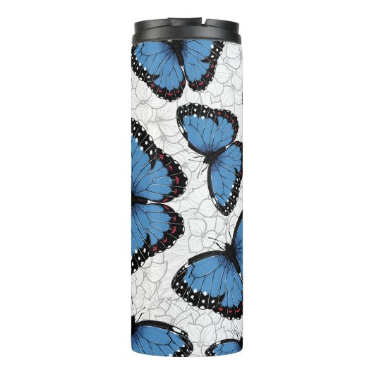 Morpho-Schmetterlinge Thermosbecher (Rückseite)