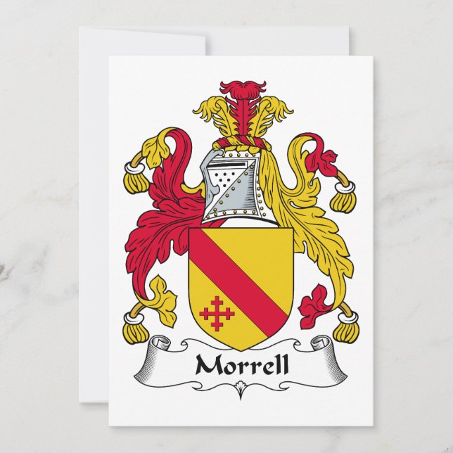 Morrell Familienwappen (Vorderseite)