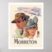 Morreton (Vintage französische Hutanzeigen) Poster (Vorne)