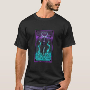 Morrigan Death Gothic Pagan Hexe Triple Moon T-Shirt