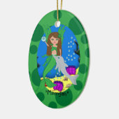 Morrigan Green Merfaery Ornament (Links)