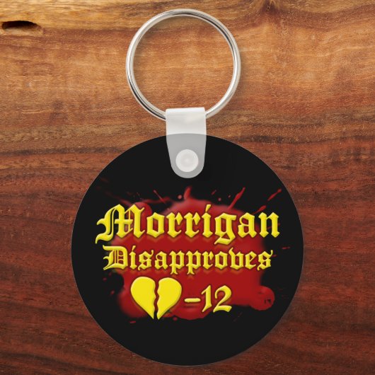 Morrigan Missbilligungen Schlüsselanhänger (Vorderseite)