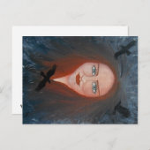 Morrígan Postkarte (Vorne/Hinten)