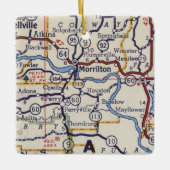 Morrilton AR Keramikornament (Vorderseite)