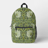 Morris 1876 Vintages Pimpernell-Muster Bedruckter Rucksack (Vorderseite)