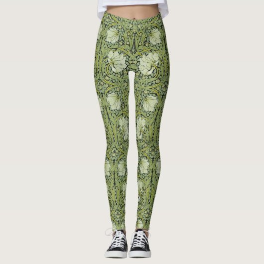 Morris 1876 Vintages Pimpernell-Muster Leggings (Vorderseite)