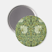 Morris 1876 Vintages Pimpernell-Muster Magnet (Vorderseite/Rückseite)