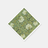 Morris 1876 Vintages Pimpernell-Muster Serviette (Ecke)