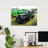 Morris 8 Oldtimer Poster (Heimbüro)