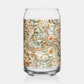 Morris Acanthus Floral Crewel Stickerei Muster Dosenglas (Vorderseite)