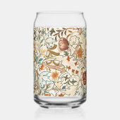 Morris Acanthus Floral Crewel Stickerei Muster Dosenglas (Rückseite)