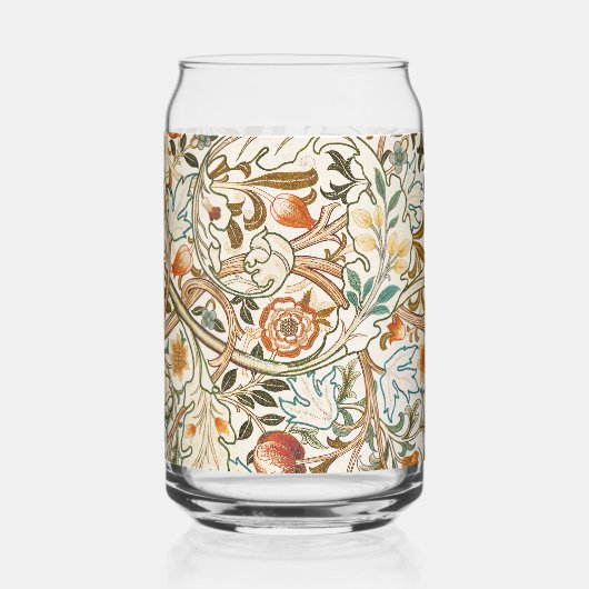 Morris Acanthus Floral Crewel Stickerei Muster Dosenglas (Links)