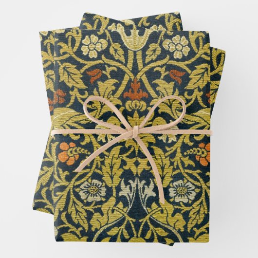 Morris Acanthus Leaves Twining Stem Flowers Carpet Geschenkpapier Set (Beispiel)