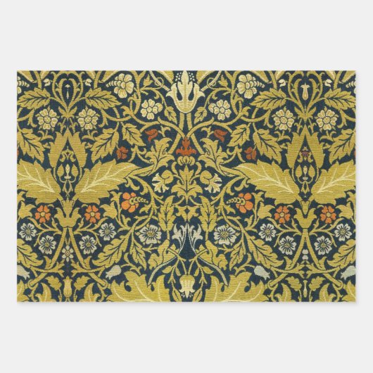 Morris Acanthus Leaves Twining Stem Flowers Carpet Geschenkpapier Set (Vorderseite)
