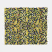 Morris Acanthus Verlasst Blume aus Twining Stem Te Fleecedecke (Vorderseite (Horizontal))
