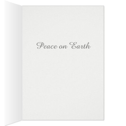 Morris-ähnliche Friedenstaube Weihnachtskarte (Innen (Rechts))