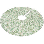Morris - Antikes Weidenblatt- und Zweigmuster Polyester Weihnachtsbaumdecke (Schrägansicht)
