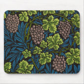 Morris - Antique 1873 Trauben & Verlass & Weinmust Mousepad (Vorne)