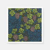 Morris - Antique 1873 Trauben & Verlass & Weinmust Serviette (Vorderseite)