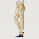 Morris Bachelor's Button Blume & Golden Stems Leggings (Links)