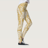 Morris Bachelor's Button Blume & Golden Stems Leggings (Rechts)