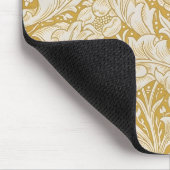 Morris Bachelor's Button Blume & Golden Stems Mousepad (Ecke)