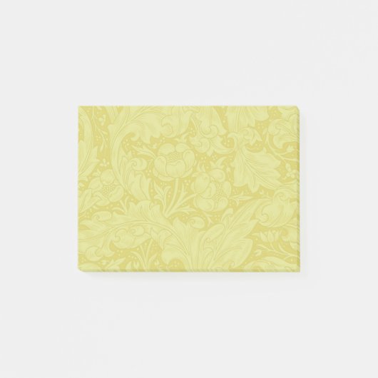 Morris Bachelor's Button Blume & Golden Stems Post-it Klebezettel (Vorderseite)