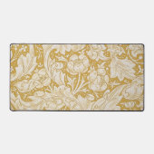 Morris Bachelor's Button Blume & Golden Stems Schreibtischunterlage (Vorderseite)