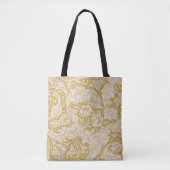 Morris Bachelor's Button Blume & Golden Stems Tasche (Vorderseite)