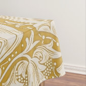 Morris Bachelor's Button Blume & Golden Stems Tischdecke (Beispiel)