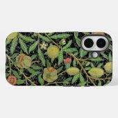 Morris Black Background Antique Pomegrana Muster Case-Mate iPhone Hülle (Rückseite (Horizontal))