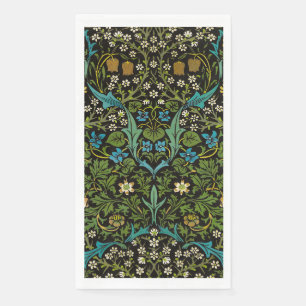 Morris Black Background Vintag Blackthorn Muster Serviette