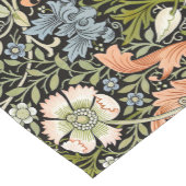 Morris BlackBackground 1896 Compton Floral Pattern Kurzer Tischläufer (Ecke)