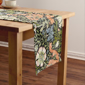 Morris BlackBackground 1896 Compton Floral Pattern Kurzer Tischläufer (Beispiel)