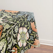 Morris BlackBackground 1896 Compton Floral Pattern Tischdecke (Beispiel)