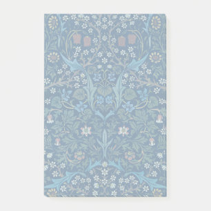 Morris Blau Hintergrund Vintage Blackthorn Muster Post-it Klebezettel