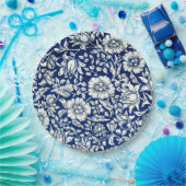 Morris - Blaue Malve, beliebtes Muster Pappteller (Party)